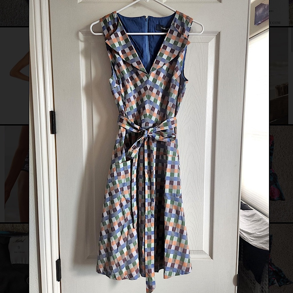 MODCLOTH Picnic Flannel Dress BRAND NEW WITH TAGS (SMALL)